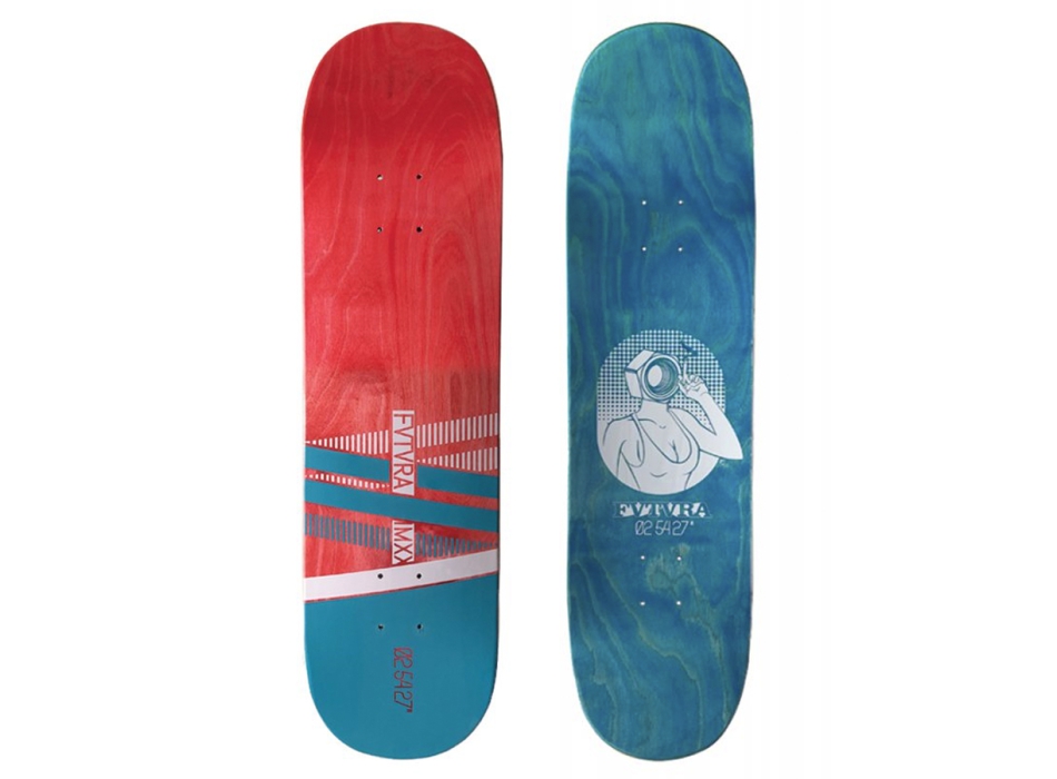 FVTVRA SKATEBAORDS 8.4" CORTINA RED CYAN