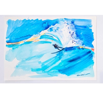 GANADU SURF ART WATERCOLOR 30x40 CM FINS OUT