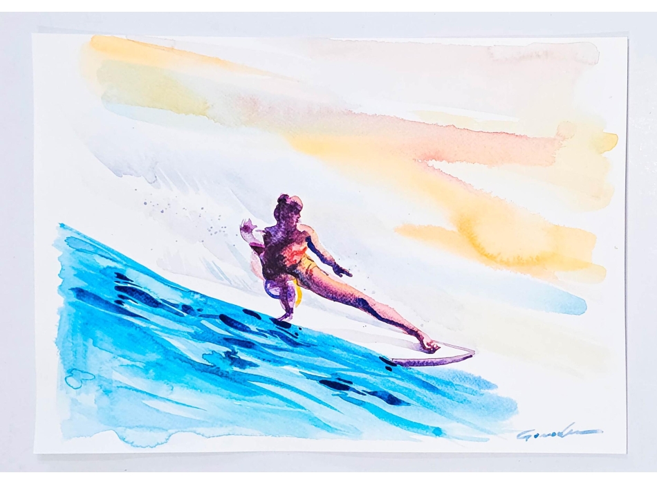 GANADU SURF ART WATERCOLOR 30x40 CM SPRAY