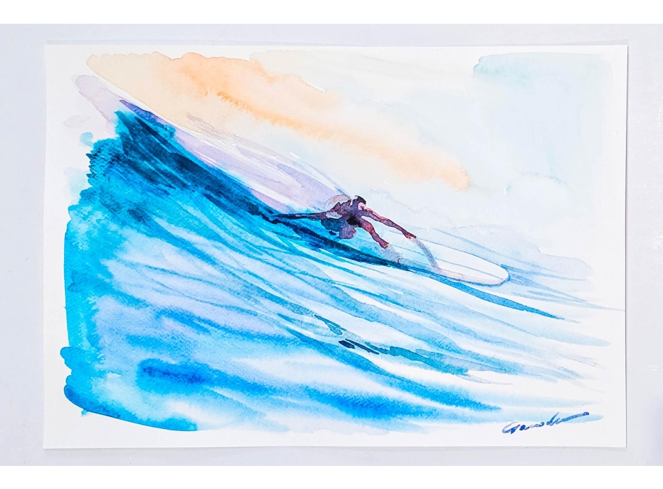 GANADU SURF ART WATERCOLOR 30x40 CM TAKE OFF