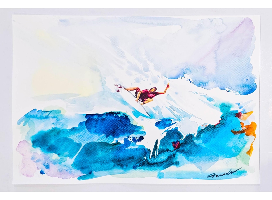 GANADU SURF ART LIMITED EDITION PRINT #16 32x46,5 CM