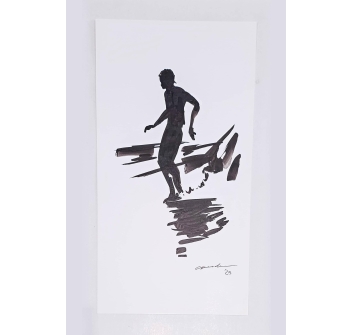 GANADU SURF ART CHINA BW 25X45 CM HANG TEN