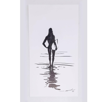 GANADU SURF ART CHINA BW 25X45 CM SLASH