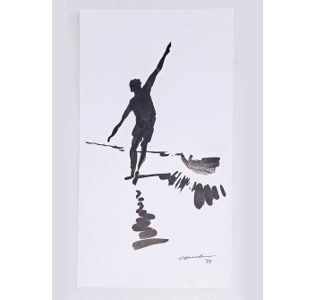 GANADU SURF ART CHINA BW 25X45 CM TAKING OFF