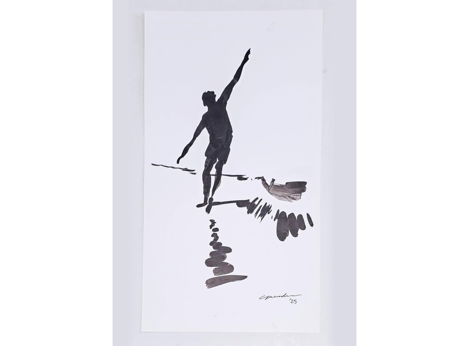 GANADU SURF ART CHINA BW 25X45 CM TAKING OFF
