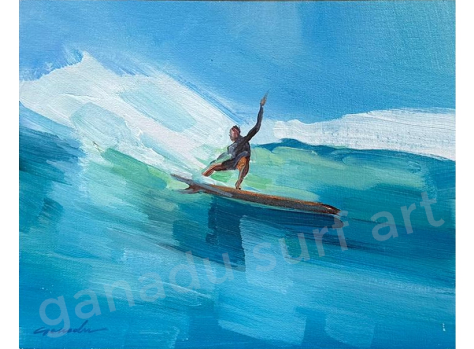 GANADU SURF ART ORIGINAL PAINTINGS LONG 30X24