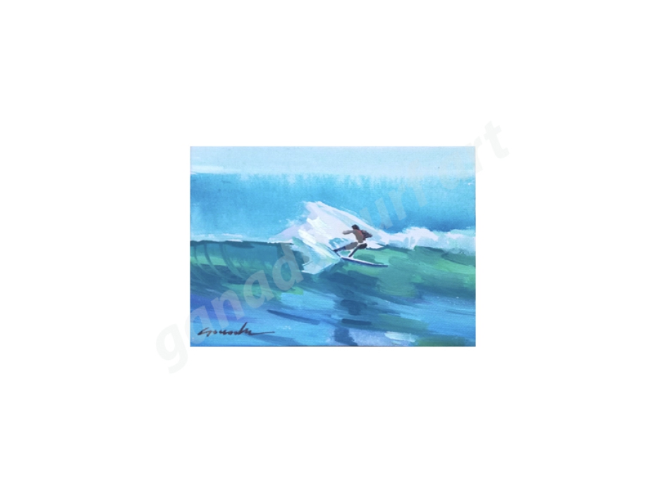 GANADU SURF ART ORIGINAL PAINTINGS SLASH 13X18