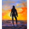 GANADU SURF ART ORIGINAL PAINTINGS SURF GIRL 50x58