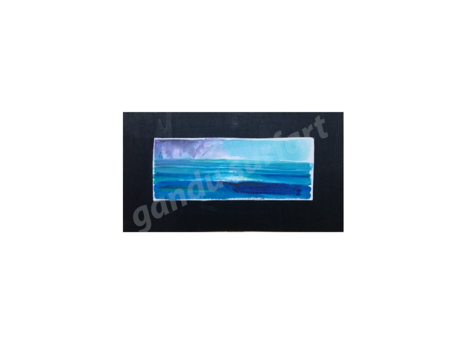 GANADU SURF ART ORIGINAL PAINTINGS CANVAS ON BLACK WOOD PANEL