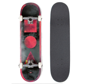 GLOBE 8.375" G1 STACK BALCK CANDY CLOUDS SKATEBOARD COMPLETE