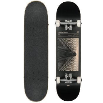 GLOBE G1 LINEFORM 7.75" SKATEBOARD COMPLETE BLACK