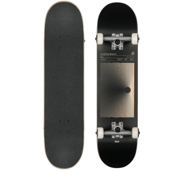 GLOBE G1 LINEFORM 7.75" SKATEBOARD COMPLETE BLACK