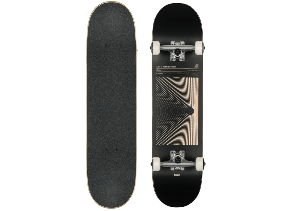 GLOBE G1 LINEFORM 7.75" SKATEBOARD COMPLETE BLACK