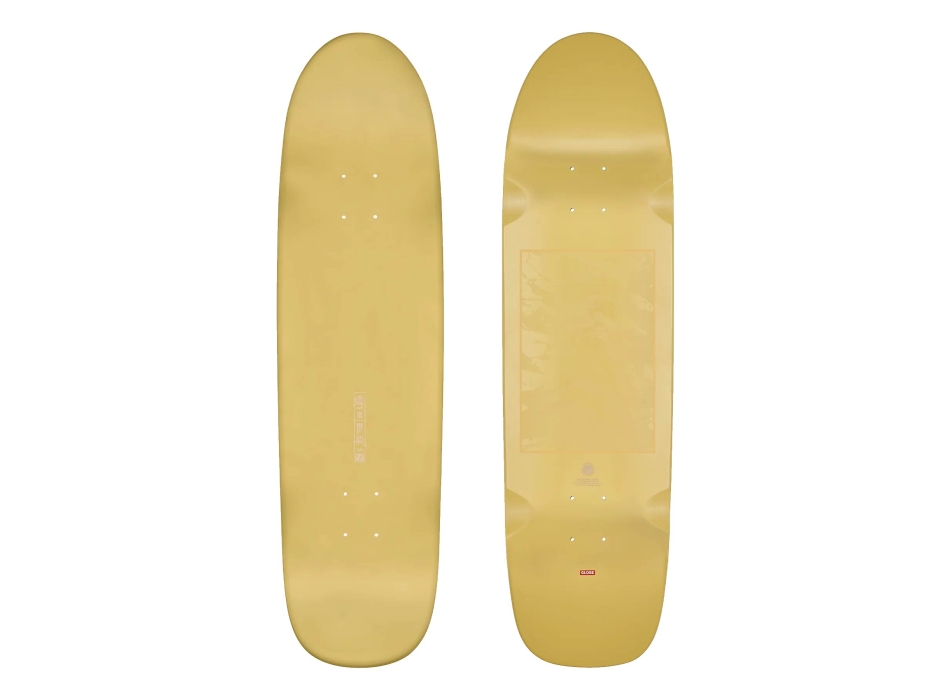 GLOBE SHOOTER 8.625" SKATEBOARD COMPLETE YELLOW/COMEHELL