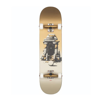 GLOBE SKATEBOARD G0 CHECKED OUT 8.0" BLACK/OFF-WHITE SKATE COMPLETO