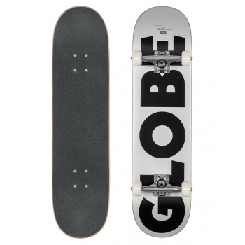 GLOBE G0 FUBAR 8.0" SKATEBOARD COMPLETE WHITE BLACK