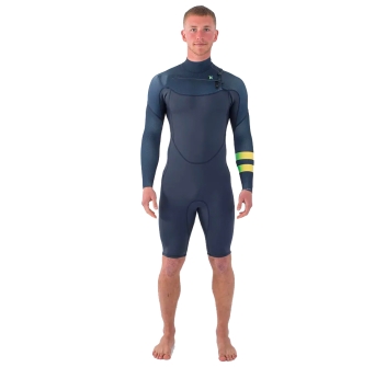 HURLEY 2/2MM AIR TOLEDO 2.5 SHORTY CHEST ZIP