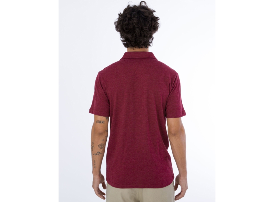 HURLEY POLO SHORT SLEEVE ACE VISTA TRUE RED HEATHER