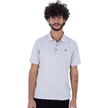 HURLEY POLO SHORT SLEEVE ACE VISTA WHITE HEATHER