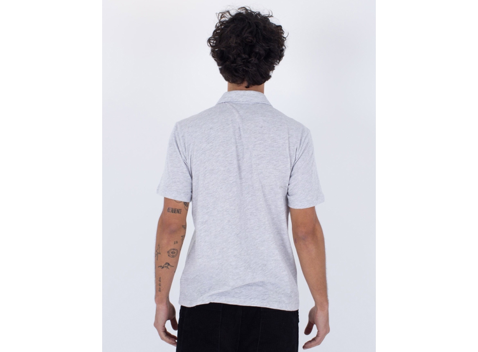 HURLEY POLO SHORT SLEEVE ACE VISTA WHITE HEATHER