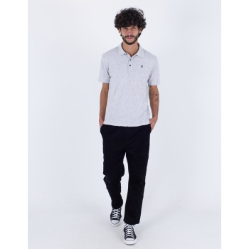 HURLEY POLO SHORT SLEEVE ACE VISTA WHITE HEATHER