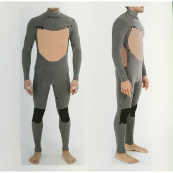 HURLEY WETSUIT ADVANT 5/3 MM CHEST ZIP BLACK