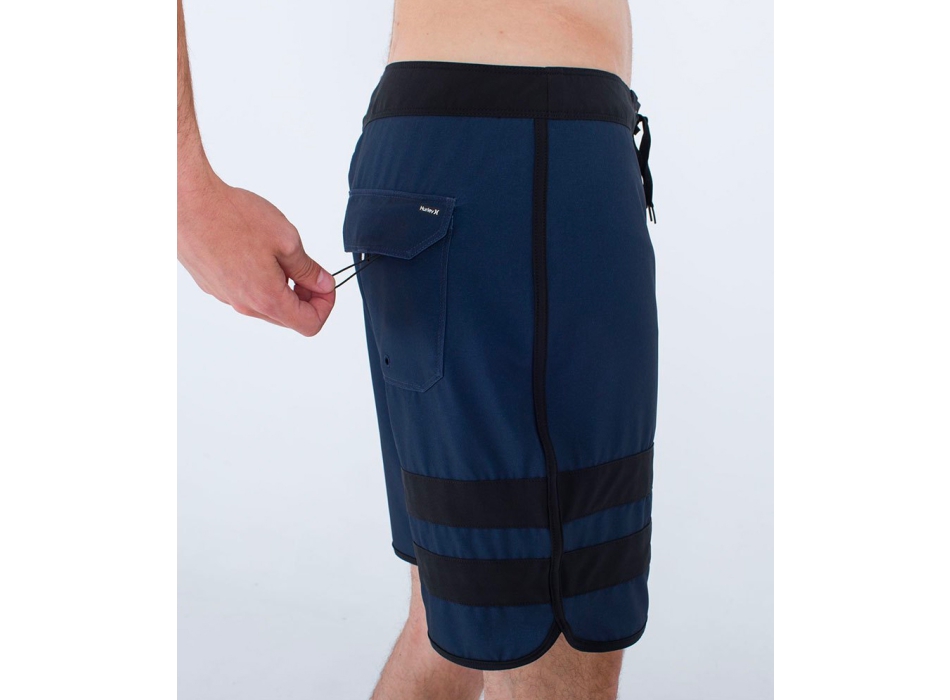 HURLEY BLOCK PARTY BOARDSHORTS 18" BLUE BLACK