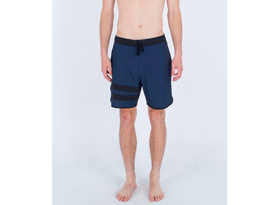 HURLEY BLOCK PARTY BOARDSHORTS 18" BLUE BLACK