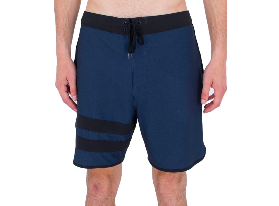 HURLEY BLOCK PARTY BOARDSHORTS 18" BLUE BLACK