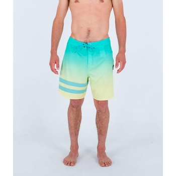 HURLEY BLOCK PARTY BOARDSHORTS 18" TEAL YELLOW