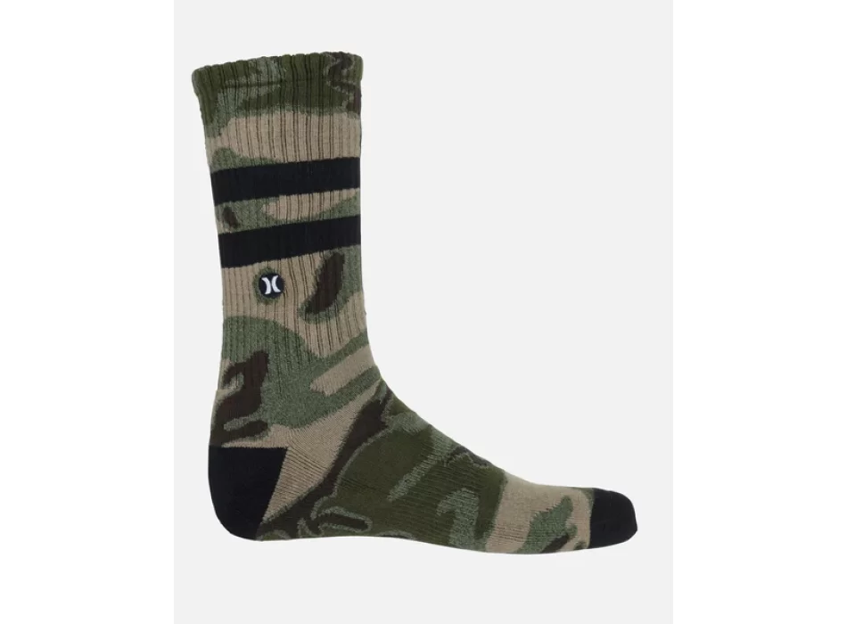 HURLEY H2O JACQUARD CREW SOCK