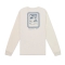 HURLEY EVERYDAY CHECK PALM LONG SLEEVE BONE