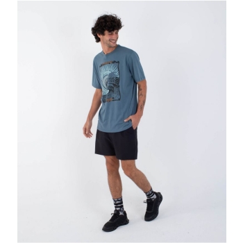 HURLEY H2O DRI WAVE MANDALA T-SHIRT HYPER JADE