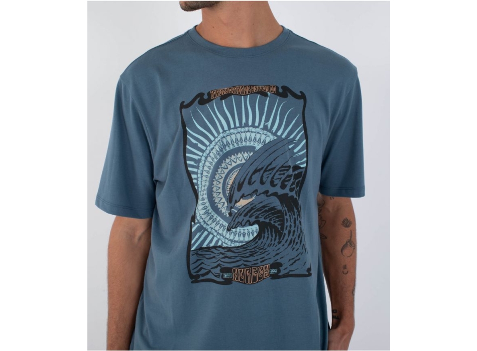 HURLEY H2O DRI WAVE MANDALA T-SHIRT HYPER JADE