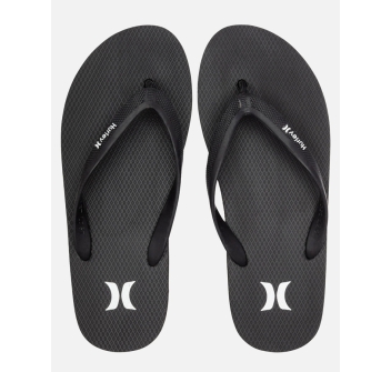 HURLEY ICONIC SOLID SANDALS BLACK