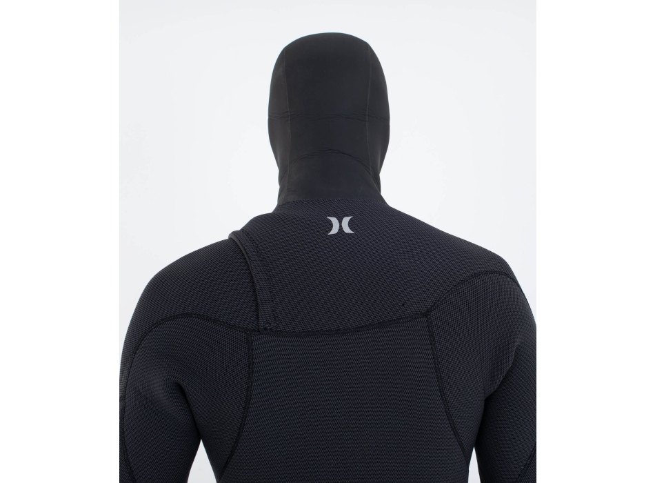 HURLEY WETSUIT 4/3MM ADVANT CHEST ZIP BLACK/BLUE