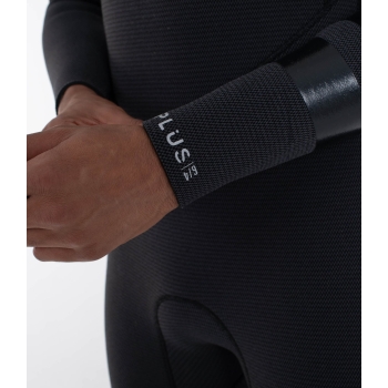 HURLEY WETSUIT 4/3MM ADVANT CHEST ZIP BLACK/BLUE