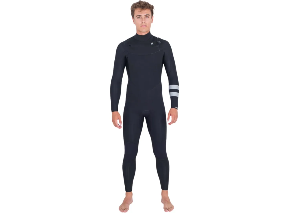 HURLEY WETSUIT 5/3MM ADVANT CHEST ZIP BLACK