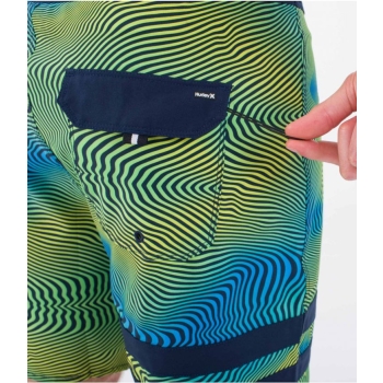 HURLEY PHANTOM BLOCK PARTY BOARDSHORTS 18" OBSIDIAN