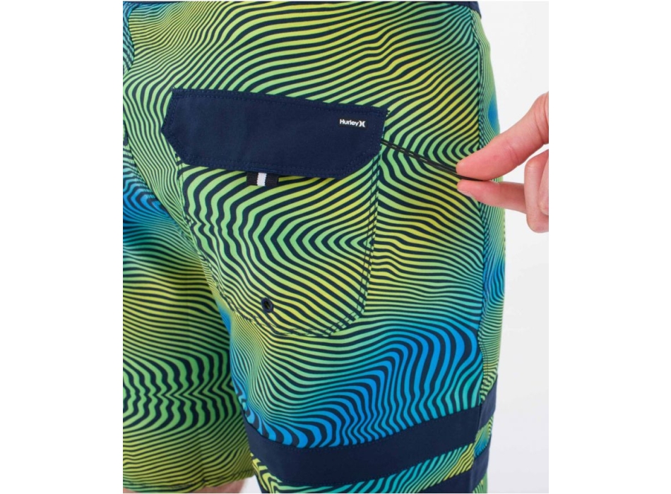 HURLEY PHANTOM BLOCK PARTY BOARDSHORTS 18" OBSIDIAN
