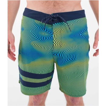 HURLEY PHANTOM BLOCK PARTY BOARDSHORTS 18" OBSIDIAN