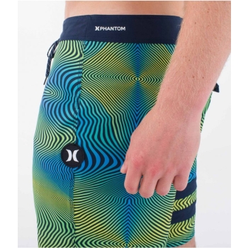 HURLEY PHANTOM BLOCK PARTY BOARDSHORTS 18" OBSIDIAN