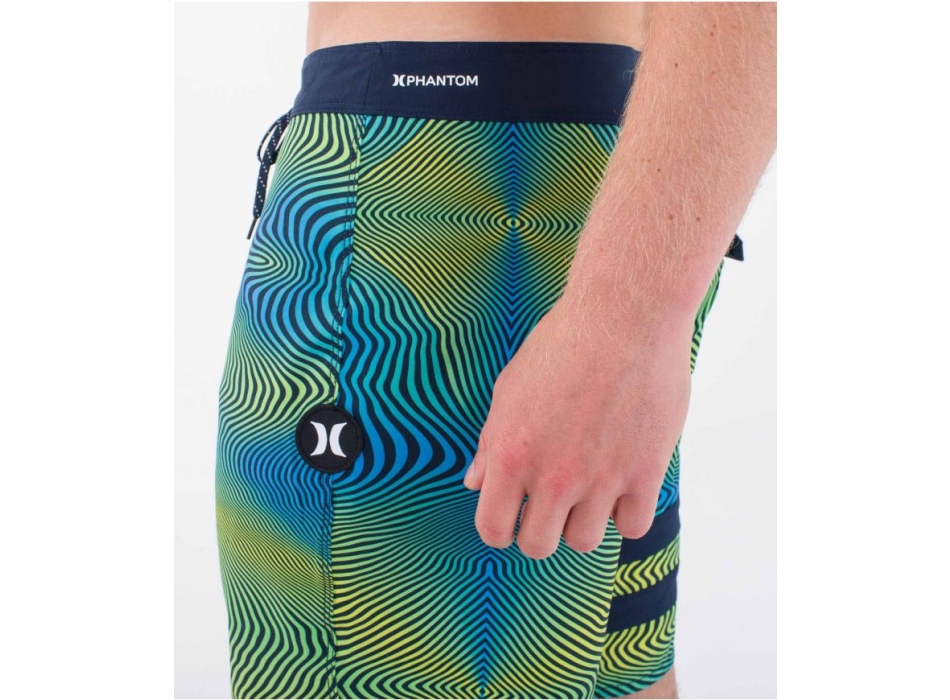 HURLEY PHANTOM BLOCK PARTY BOARDSHORTS 18" OBSIDIAN