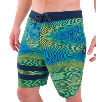 HURLEY PHANTOM BLOCK PARTY BOARDSHORTS 18" OBSIDIAN