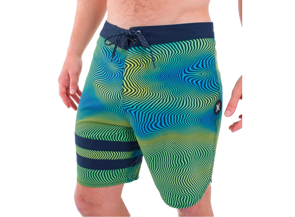 HURLEY PHANTOM BLOCK PARTY BOARDSHORTS 18" OBSIDIAN