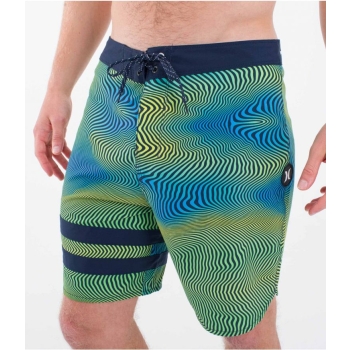 HURLEY PHANTOM BLOCK PARTY BOARDSHORTS 18" OBSIDIAN