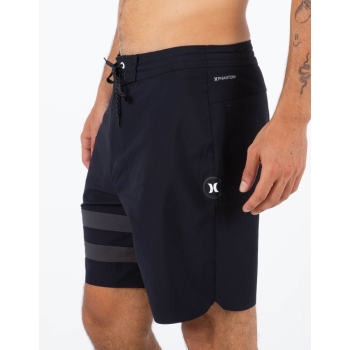 HURLEY PHANTOM+ BLOCK PARTY RENEGADE BOARDSHORTS 18" BLACK