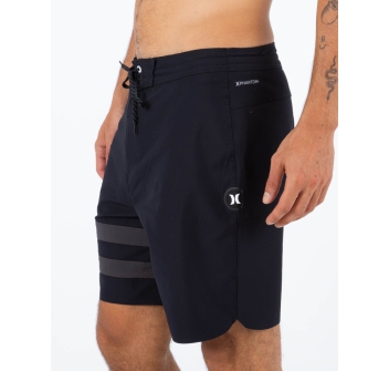 HURLEY PHANTOM+ BLOCK PARTY RENEGADE BOARDSHORTS 18" BLACK