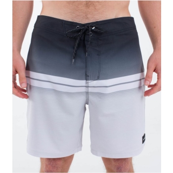 HURLEY PHANTOM ECO CLASSIC BOARDSHORTS 18" BLACK WHITE