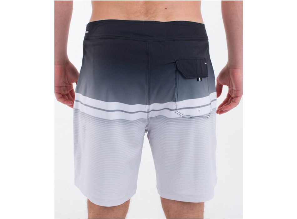 HURLEY PHANTOM ECO CLASSIC BOARDSHORTS 18" BLACK WHITE